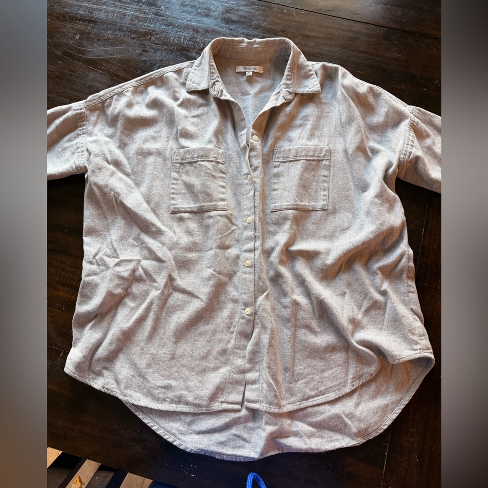 Madewell oversized button down